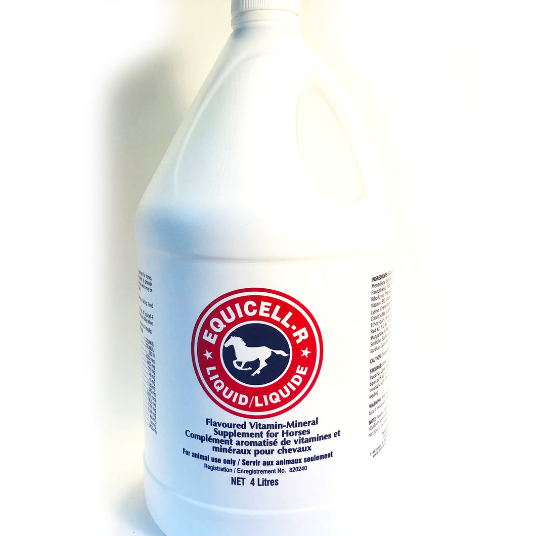 EQUICELL-R VITAMIN/MINERAL SUPPLEMENT FOR HORSES 4L