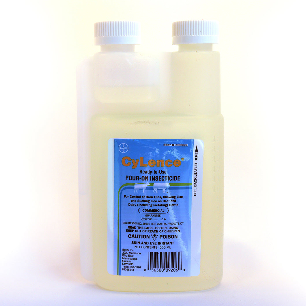 CYLENCE 1% CYFLUTHRIN POUR ON BEEF/DAIRY CATTLE 500 ML INSECTICIDE