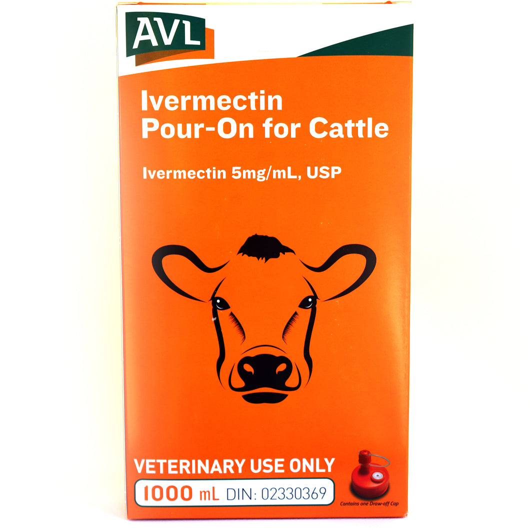 AVL IVERMECTIN POUR-ON CATTLE 900ml